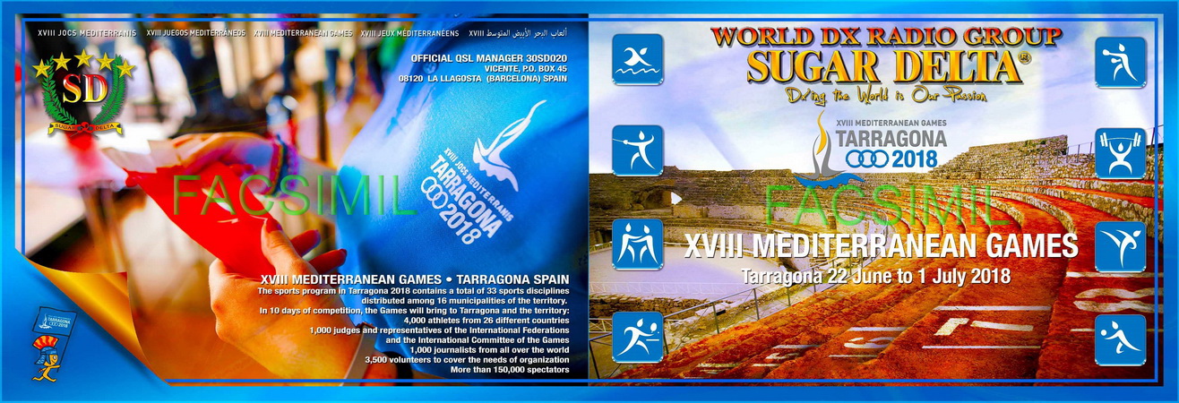 double qsl card